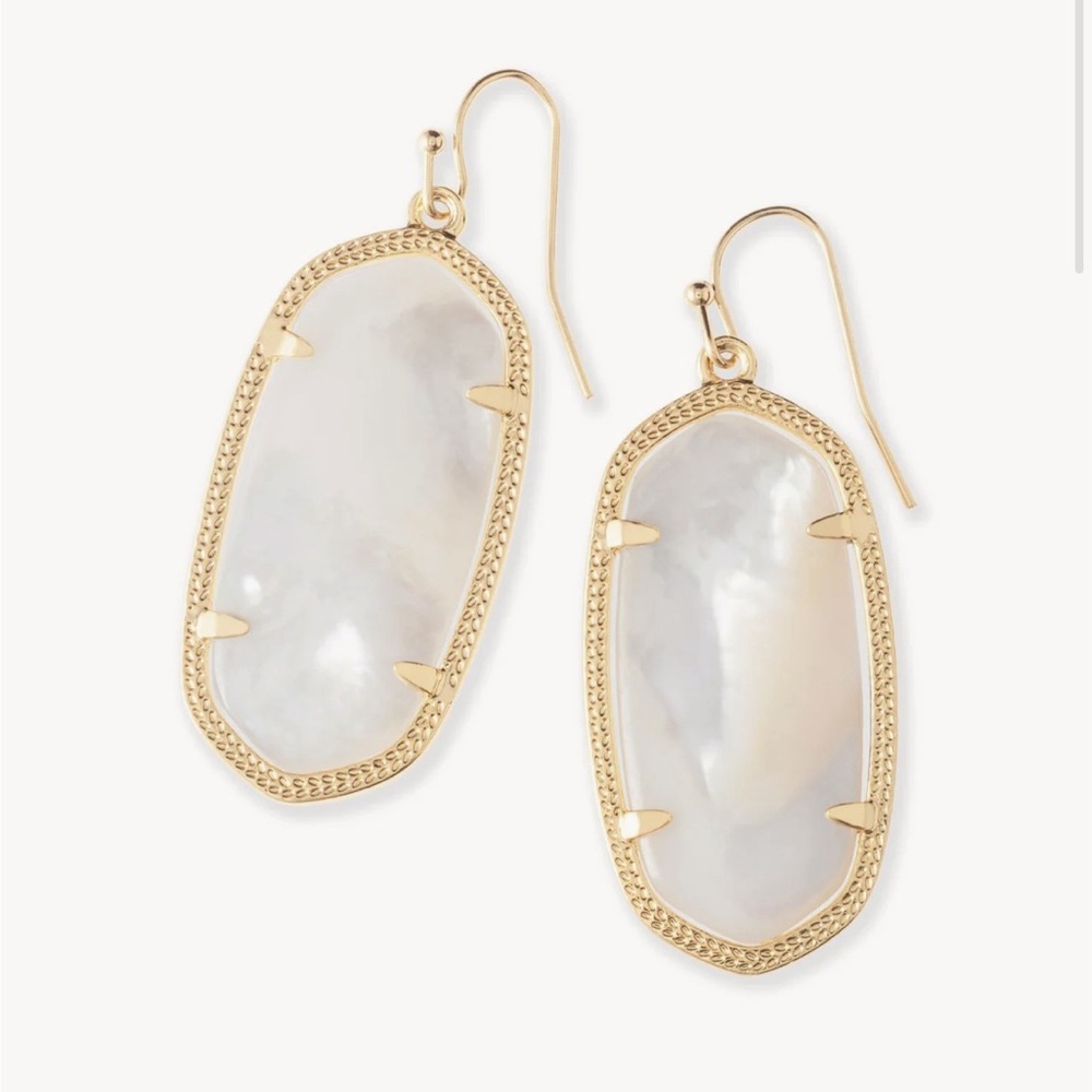 Kendra Scott Mother Of Pearl Earrings